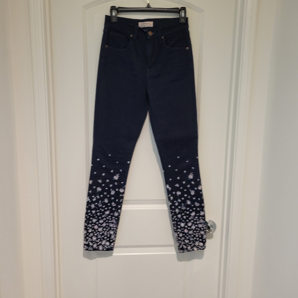 BCBGeneration Embroidered  Jeans. Size W24/29L. # 109